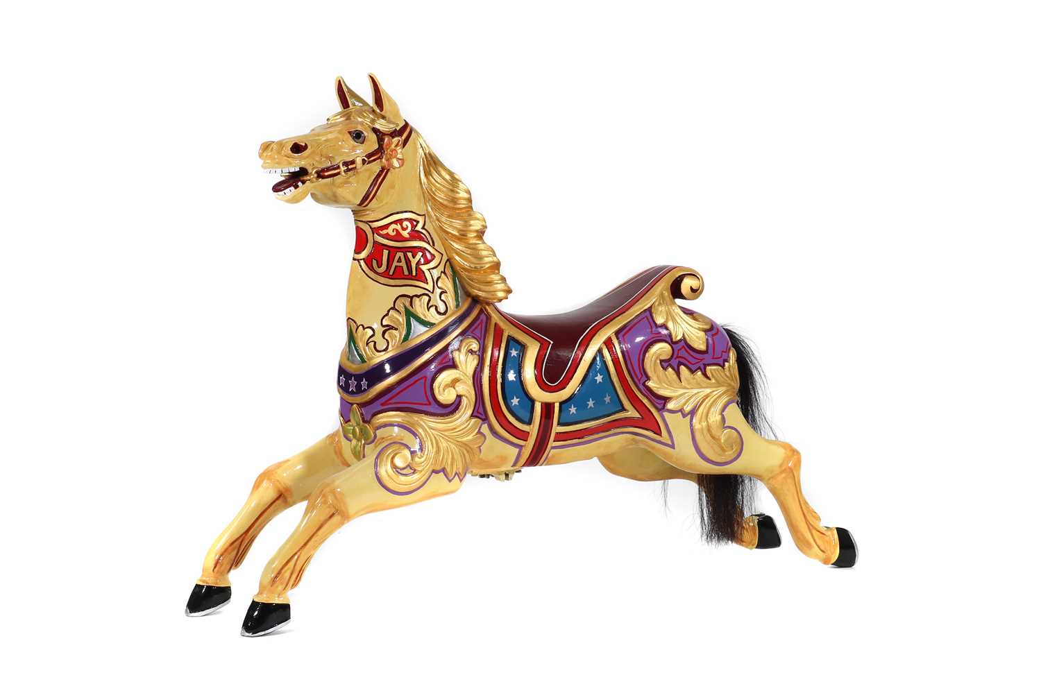 Lot 13 - A fairground carousel galloper mount by Anderson