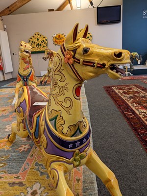 Lot 13 - A fairground carousel galloper mount by Anderson