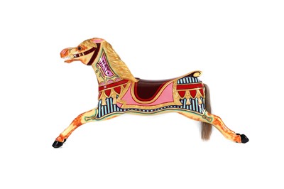 Lot 38 - A rare fairground carousel galloper horse by R J Lakin