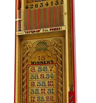 Lot 46 - A fairground bagatelle roll-down game by Charles Duffield