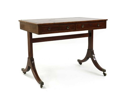 Lot 445 - A mahogany writing table