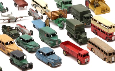 Lot 302 - A large collection of Dinky die cast toy cars