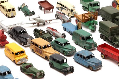 Lot 302 - A large collection of Dinky die cast toy cars