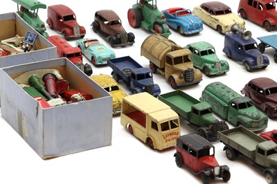 Lot 302 - A large collection of Dinky die cast toy cars
