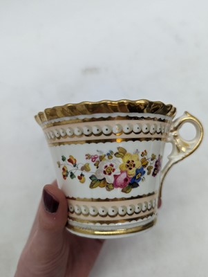 Lot 241 - A group of English porcelain tea wares