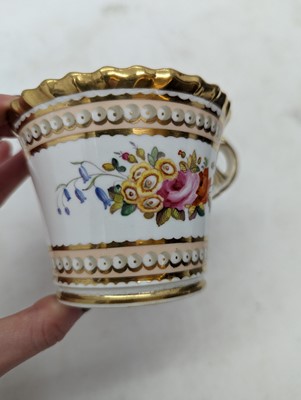 Lot 241 - A group of English porcelain tea wares