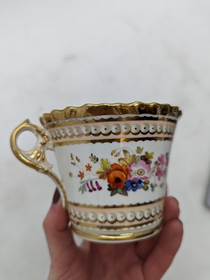 Lot 241 - A group of English porcelain tea wares