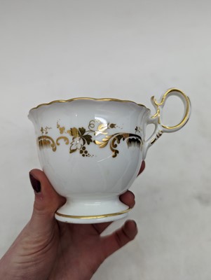 Lot 241 - A group of English porcelain tea wares