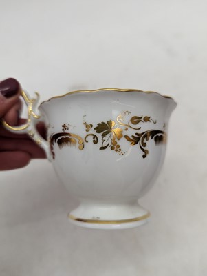 Lot 241 - A group of English porcelain tea wares