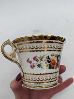 Lot 241 - A group of English porcelain tea wares