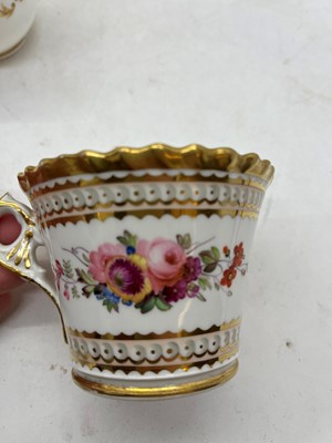 Lot 241 - A group of English porcelain tea wares