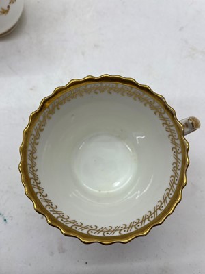 Lot 241 - A group of English porcelain tea wares