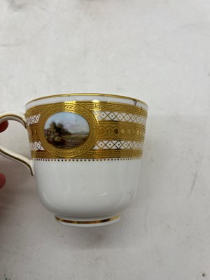 Lot 241 - A group of English porcelain tea wares