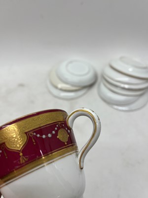 Lot 241 - A group of English porcelain tea wares