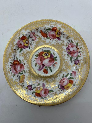 Lot 241 - A group of English porcelain tea wares