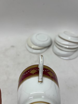 Lot 241 - A group of English porcelain tea wares