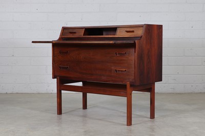 Lot 211 - A Danish rosewood writing bureau