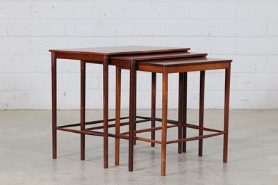 Lot 209 - A Danish rosewood nest of tables