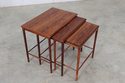 Lot 209 - A Danish rosewood nest of tables