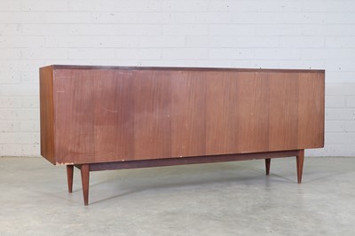 Lot 191 - A teak and afrormosia sideboard
