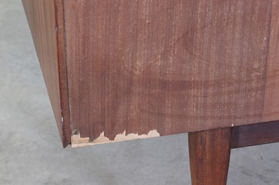 Lot 191 - A teak and afrormosia sideboard