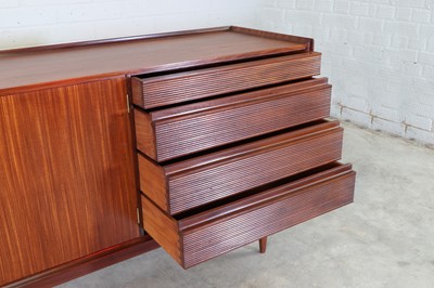 Lot 191 - A teak and afrormosia sideboard