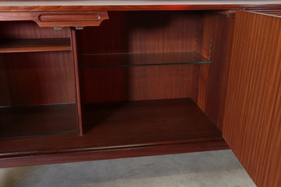 Lot 191 - A teak and afrormosia sideboard