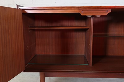 Lot 191 - A teak and afrormosia sideboard