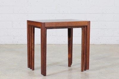 Lot 204 - A Danish rosewood nest of tables