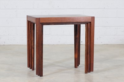 Lot 204 - A Danish rosewood nest of tables