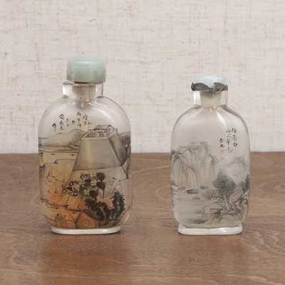 Lot 144 - Two Chinese inside-painted snuff bottles
