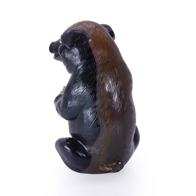 Lot 273 - A hardstone model of a pig, probably by Fabergé, c.1900