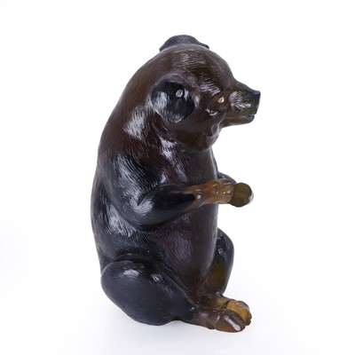 Lot 273 - A hardstone model of a pig, probably by Fabergé, c.1900