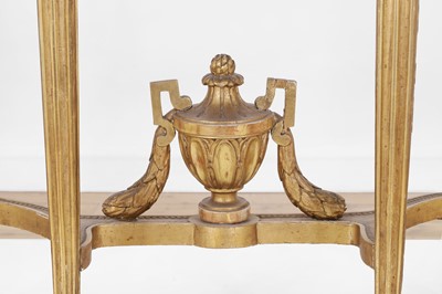 Lot 40 - A Gustavian-style giltwood pier table