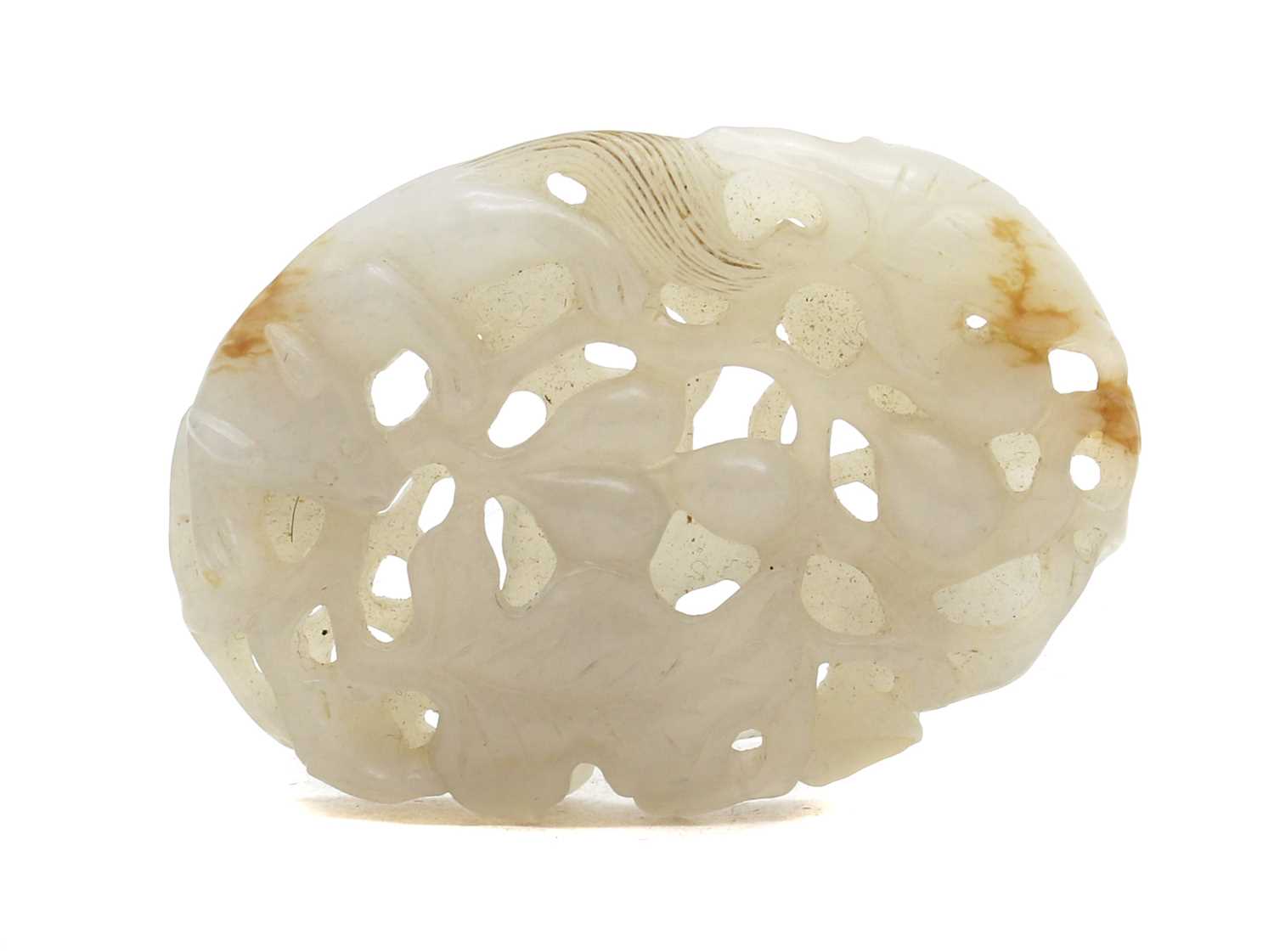 Lot 140 - A Chinese jade plaque