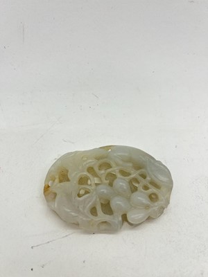 Lot 140 - A Chinese jade plaque