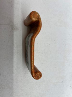 Lot 141 - A Chinese famille rose ink rest