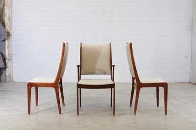 Lot 184 - An Archie Shine rosewood dining suite