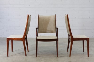 Lot 184 - An Archie Shine rosewood dining suite