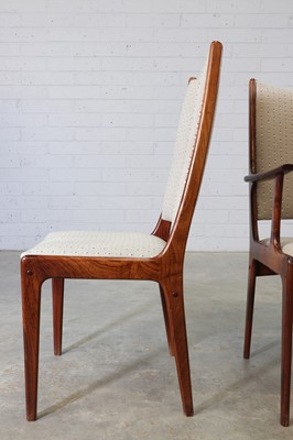 Lot 184 - An Archie Shine rosewood dining suite