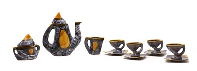 Lot 184 - A Vallauris pottery tea service