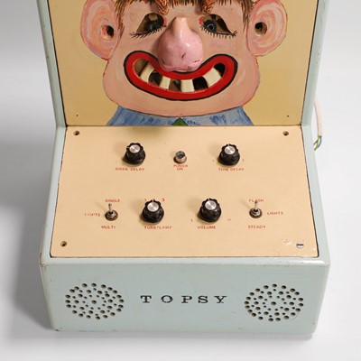 Lot 172 - An unusual 'Topsy' homemade electrical game