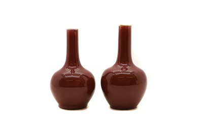 Lot 171 - Two Chinese flambé vases