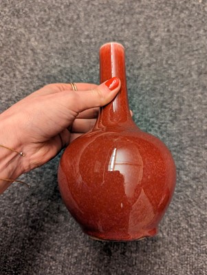 Lot 171 - Two Chinese flambé vases