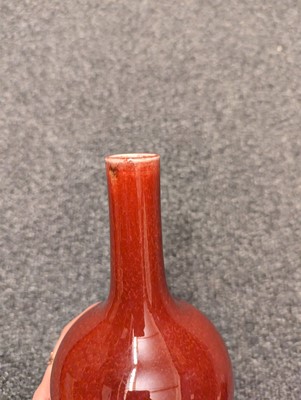 Lot 171 - Two Chinese flambé vases