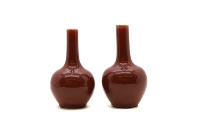 Lot 171 - Two Chinese flambé vases