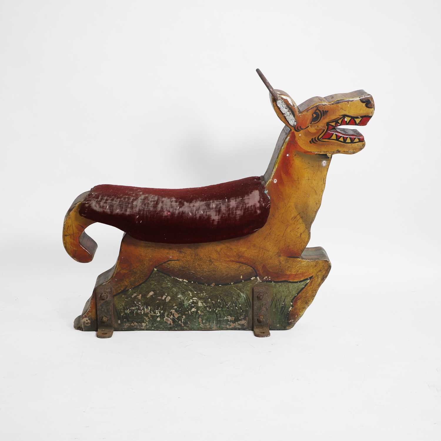 Lot 174 - A fairground carousel deer