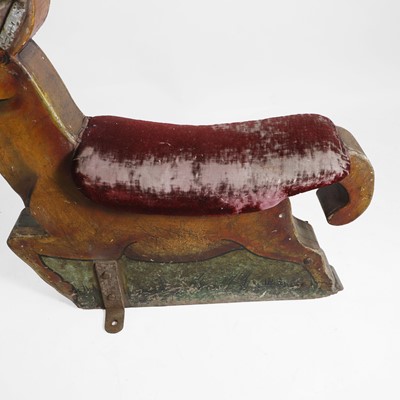 Lot 174 - A fairground carousel deer