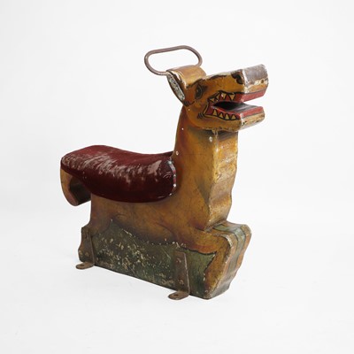 Lot 174 - A fairground carousel deer