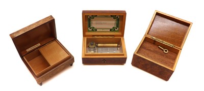 Lot 329 - A Thorens small musical box